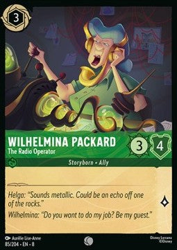 Wilhelmina Packard - The Radio Operator - Reign of Jafar (Common) [8JAF-85]