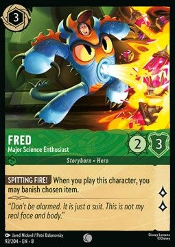 Fred - Major Science Enthusiast - Reign of Jafar (Common) [8JAF-92]