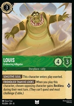 Louis - Endearing Alligator - Reign of Jafar (Uncommon) [8JAF-95]