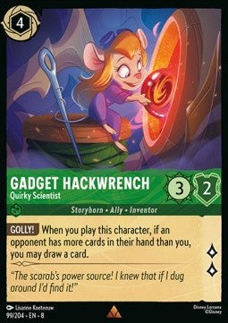 Gadget Hackwrench - Quirky Scientist - Reign of Jafar (Rare) [8JAF-99]