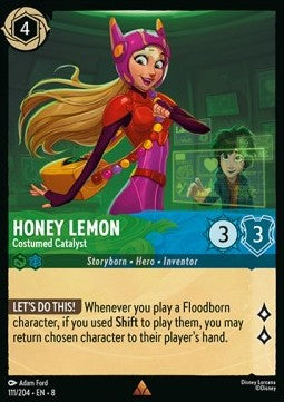Honey Lemon - Costumed Catalyst - Reign of Jafar (Rare) [8JAF-111]