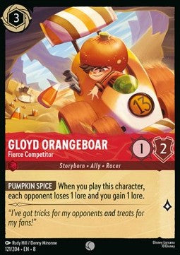 Gloyd Orangeboar - Fierce Competitor - Reign of Jafar (Common) [8JAF-121]