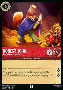 Honest John - Shameless Schemer - Reign of Jafar (Uncommon) [8JAF-122]