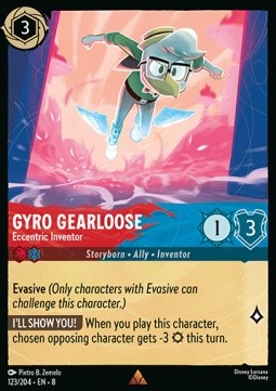 Gyro Gearloose - Eccentric Inventor - Reign of Jafar (Rare) [8JAF-123]