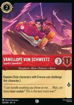 Vanellope Von Schweetz - Spunky Speedster - Reign of Jafar (Common) [8JAF-124]