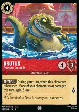 Brutus - Fearsome Crocodile (V.1) - Reign of Jafar (Common) [8JAF-125]