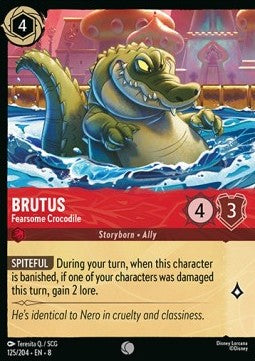 Brutus - Fearsome Crocodile (V.2) - Reign of Jafar (Common) [8JAF-125]