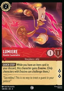 Lumiere - Nimble Candelabra - Reign of Jafar (Common) [8JAF-128]