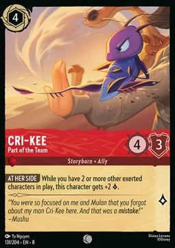 Cri-Kee - Part of the Team - Reign of Jafar (Common) [8JAF-131]