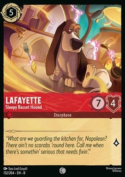 Lafayette - Sleepy Basset Hound - Reign of Jafar (Common) [8JAF-132]