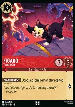 Figaro - Tuxedo Cat - Reign of Jafar (Uncommon) [8JAF-133]