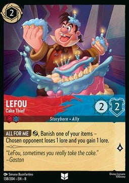 LeFou - Cake Thief - Reign of Jafar (Uncommon) [8JAF-138]