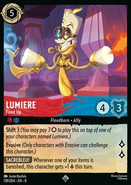 Lumiere - Fired Up - Reign of Jafar (Super Rare) [8JAF-139]