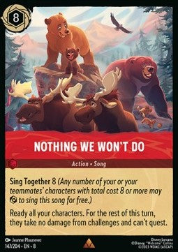 Nothing We Won't Do - Reign of Jafar (Rare) [8JAF-147]