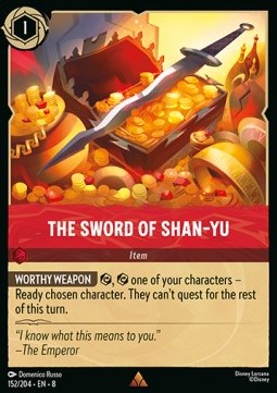 The Sword of Shan-Yu (V.1) - Reign of Jafar (Rare) [8JAF-152]