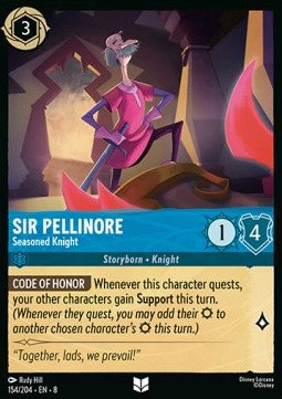 Sir Pellinore - Seasoned Knight - Reign of Jafar (Uncommon) [8JAF-154]
