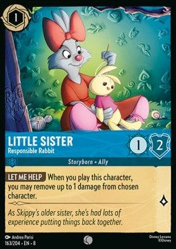 Little Sister - Responsible Rabbit - Reign of Jafar (Common) [8JAF-163]