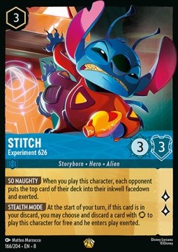 Stitch - Experiment 626 (V.1) - Reign of Jafar (Legendary) [8JAF-166]