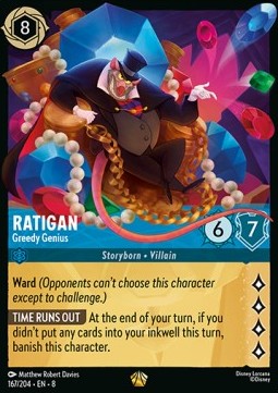 Ratigan - Greedy Genius - Reign of Jafar (Legendary) [8JAF-167]