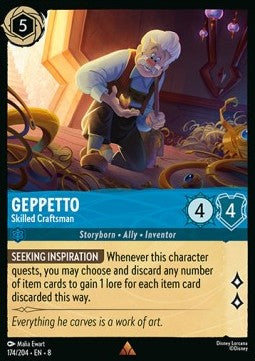 Geppetto - Skilled Craftsman - Reign of Jafar (Rare) [8JAF-174]
