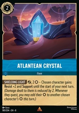 Atlantean Crystal - Reign of Jafar (Rare) [8JAF-180]