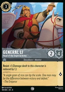 General Li - Head of the Imperial Army - Reign of Jafar (Common) [8JAF-187]