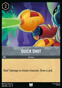 Quick Shot - Reign of Jafar (Uncommon) [8JAF-203]