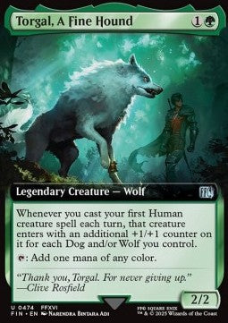 Torgal, A Fine Hound (V.2) - Magic: The Gathering - FINAL FANTASY: Extras (Uncommon) [XFIN-474]