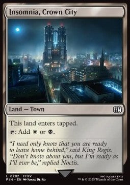 Insomnia, Crown City - Magic: The Gathering - FINAL FANTASY (Land) [FIN-282]