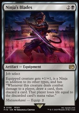 Ninja's Blades - Magic: The Gathering - FINAL FANTASY (Rare) [FIN-108]