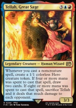Tellah, Great Sage - Magic: The Gathering - FINAL FANTASY (Rare) [FIN-244]