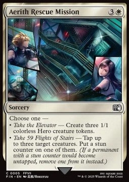 Aerith Rescue Mission - Magic: The Gathering - FINAL FANTASY (Common) [FIN-5]