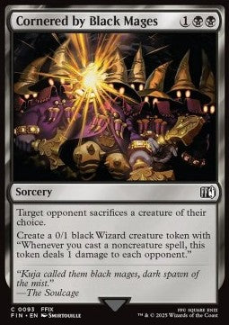 Cornered by Black Mages - Magic: The Gathering - FINAL FANTASY (Common) [FIN-93]