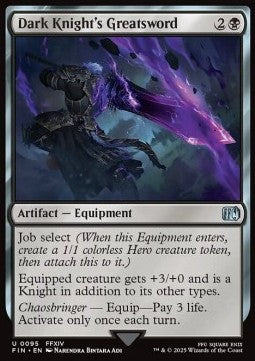 Dark Knight's Greatsword - Magic: The Gathering - FINAL FANTASY (Uncommon) [FIN-95]