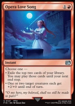 Opera Love Song - Magic: The Gathering - FINAL FANTASY (Uncommon) [FIN-147]