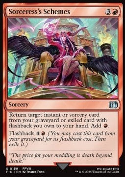 Sorceress's Schemes - Magic: The Gathering - FINAL FANTASY (Uncommon) [FIN-159]
