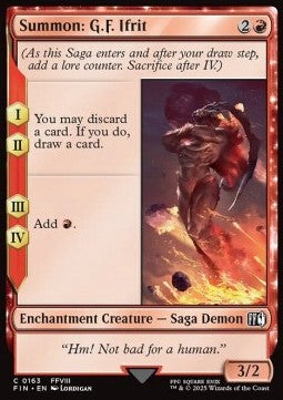 Summon: G.F. Ifrit - Magic: The Gathering - FINAL FANTASY (Common) [FIN-163]