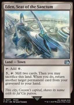 Eden, Seat of the Sanctum - Magic: The Gathering - FINAL FANTASY (Uncommon) [FIN-277]
