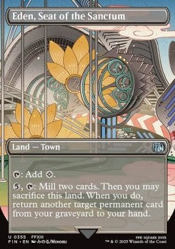 Eden, Seat of the Sanctum - Magic: The Gathering - FINAL FANTASY: Extras (Uncommon) [XFIN-355]