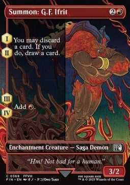 Summon: G.F. Ifrit - Magic: The Gathering - FINAL FANTASY: Extras (Common) [XFIN-369]