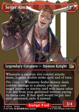 Seifer Almasy (V.3) - Magic: The Gathering - FINAL FANTASY: Extras (Rare) [XFIN-534]