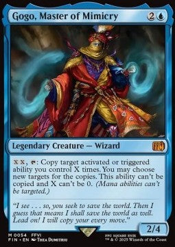Gogo, Master of Mimicry - Magic: The Gathering - FINAL FANTASY (Mythic) [FIN-54]