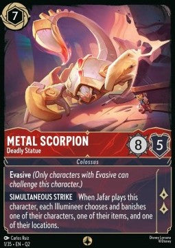 Metal Scorpion - Deadly Statue - Illumineer's Quest: Palace Heist (Quest) [QU2-1]