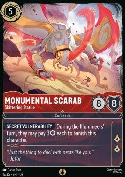 Monumental Scarab - Skittering Statue - Illumineer's Quest: Palace Heist (Quest) [QU2-12]