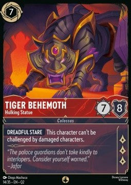 Tiger Behemoth - Hulking Statue - Illumineer's Quest: Palace Heist (Quest) [QU2-14]