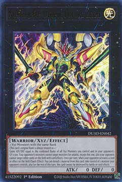 Number F0: Utopic Future Zexal (V.1 - Ultra Rare) - Duelist’s Advance (Ultra Rare) [DUAD-042]