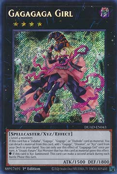 Gagagaga Girl (V.1 - Secret Rare) - Duelist’s Advance (Secret Rare) [DUAD-043]