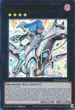 Argostars - Adventurous Arion (V.1 - Ultra Rare) - Duelist’s Advance (Ultra Rare) [DUAD-045]