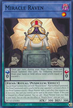 Miracle Raven - Duelist’s Advance (Common) [DUAD-084]