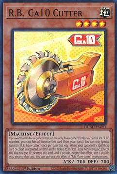 R.B. Ga10 Cutter - Duelist’s Advance (Super Rare) [DUAD-091]